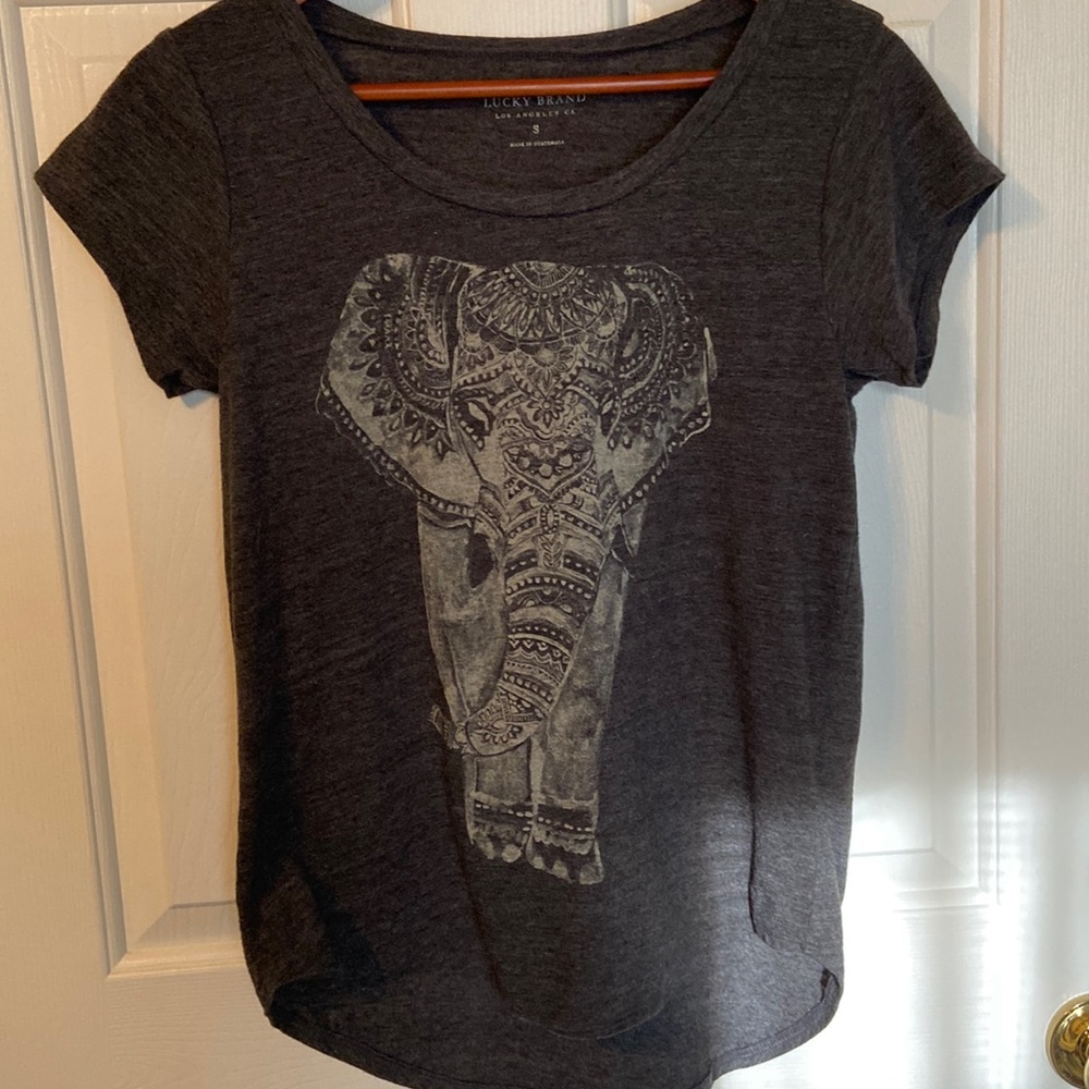 Lucky Brand Elephant Tee